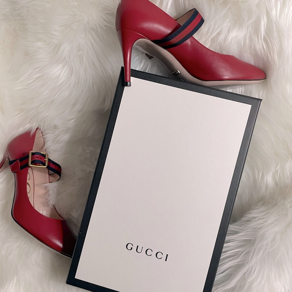 Red gucci heels